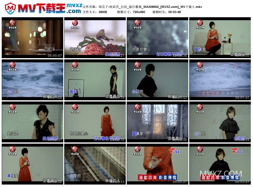 邱芸子-何必苦_台语_流行歌曲_MA308662